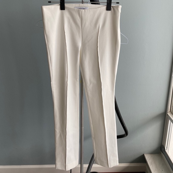 Elizabeth and James white cropped ankle pants sz 0 - Picture 2 of 3